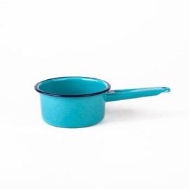 Granite Ware 1-Quart Saucepan with Lid - Enamel on Steel Durable Non-Stick Cookware for Indoor & Outdoor Cooking - Dishwasher Safe, Non-Porous & Antibacterial Porcelain Finish (Turquoise Blue)