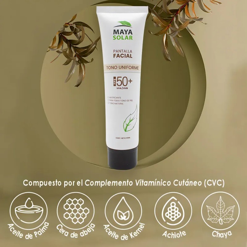 Protector Pantalla Solar Color Fps50 Alta Proteccion 50ml