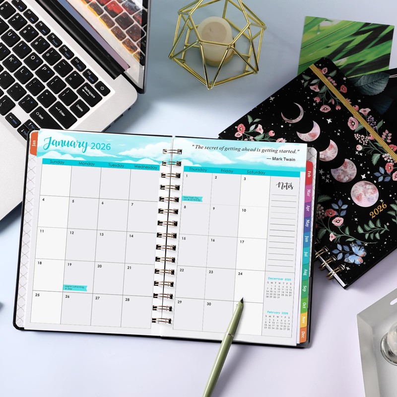 2026 Planner - 2026 Planner Weekly and Monthly with Tabs,