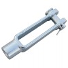 Sandbaggy 5/8"-18 Adjustable Yoke End - Galvanized [Pins Included] -