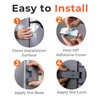 2-Pack Child Proof Fridge Lock with Adhesive - No Tools