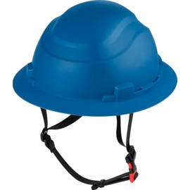 Ironwear 3968 Type 2 Class E Full Brim Safety Helmet w/Chin Strap (Blue)