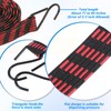 10 Pcs Long Bungee Cords with Hooks, Flat Bungee Cords