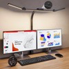 Genswin Led Desk Lamp Wireless w/Remote, 24W Double Head Architect