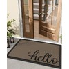 LUMI Outside Welcome Door Mat 32x59, Non Slip Durable Rubber