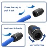 OTOTEC Pack of 10 8 mm Outer Diameter Push-to-Connect Connector