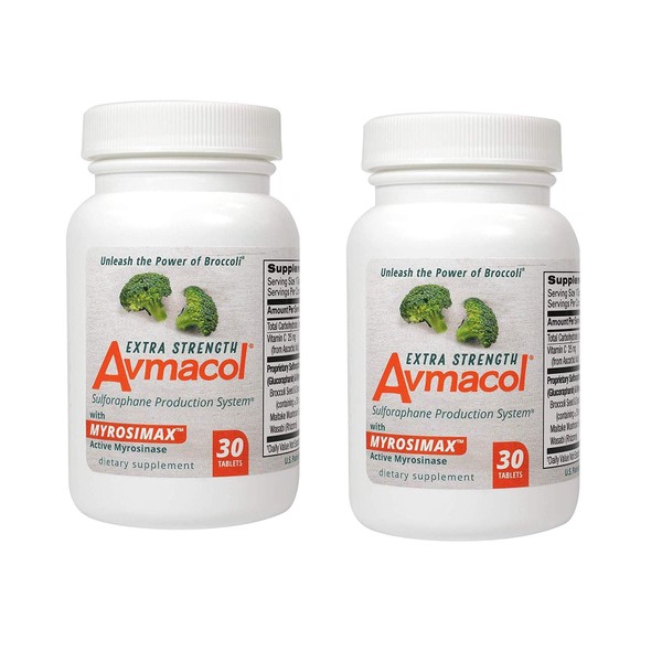 Avmacol Extra Strength Sulforaphane Production System for Immune Support, 60 Tablets