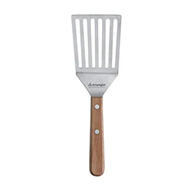 Triangle 32 541 12 00 Angled Slit Spatula Cherry Wood 12 cm