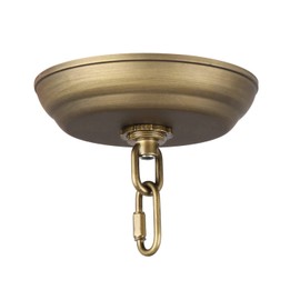 Giluta 5" Standard Light Canopy Kit with Maximum Fixture Weight of 40 Pounds Metal Ceiling Plate for Chandelier Pendant Lighting Flower Basket or DIY Projects, Bronze