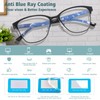 SUNAMOY Progressive Multifocal Reading Glasses Women Cat Eye No Line