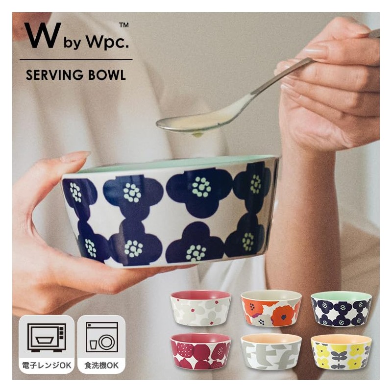 Wpc. W050-088 Small Goods Petite Bowl Camellia, Navy, Women's, Kitchen,