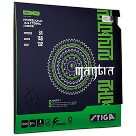 STIGA(スティガ) 卓球 ラバー テンション系裏ソフト マントラ S ブラック 中厚 1708-1501-17