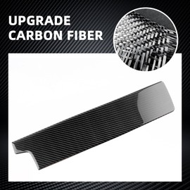 FXETRNL Passenger Side Trim Real Carbon Fiber Covers for Toyota RAV4 2006 2007 2008 2009 2010 2011 2012, Protect Decor Stickers Interior Center Console Car Accessories, Black