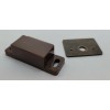 N/A Brown & Black Plastic Magnetic Catch with Fixed Strike