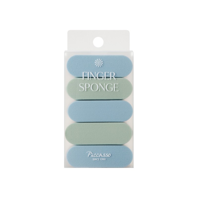 [Picasso] Finger sponge 5p set / [피카소] 핑거 스펀지 5p