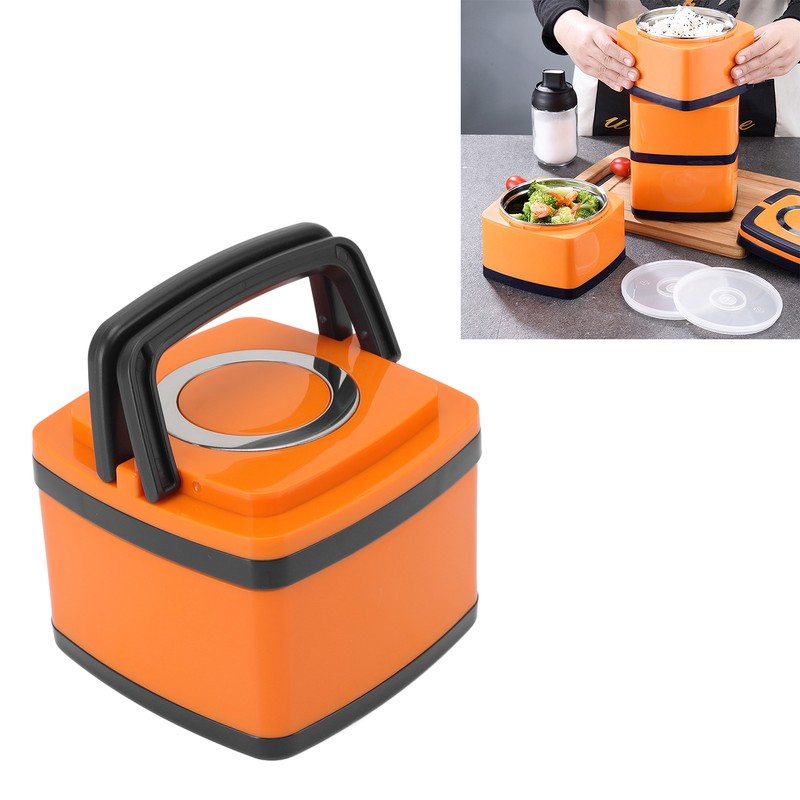 304 Stainless Steel Insulated Bento Box Leakproof Stackable Japanese Insulated