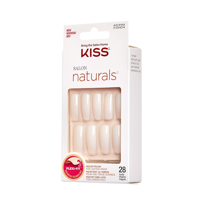 Kiss Salon Natural Nail - Go Rouge