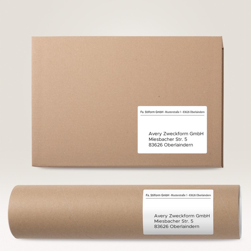 Avery Zweckform J8169-25 Shipping Labels 99.1 x 139 mm 25