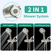 HEROBAI Filtered Shower Head with Handheld Combo, Hard Water Filter