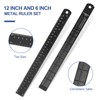 Architectural&Engineering Triangular Scale Ruler, 12 Inch Architectural Scale Ruler Set,