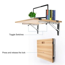 Heavy Duty 10 Inch Folding Shelf Brackets 2 Pack – Stainless Steel Wall Braces for UK Loft Storage, Utility Counters & Wickes-Compatible DIY Projects (40kg Capacity)