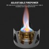 Mini Copper Spirit Cooker Portable Camping Stove with Aluminum Stand