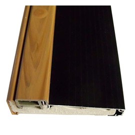 Exterior Inswing Threshold 4 9/16 inch with Composite Cap and Composite Bottom- Dark Bronze (36 inches Length -Uncut)