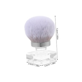 OATIPHO Multi Use Makeup Brush Small Nail Cleaning Brush Applicator for Manicure Dust Removal and Blush Application Lightweight and Portable Makeup Tool for Nail Art and Beauty