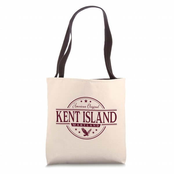 Kent Island Maryland - Kent Island MD Label Tote Bag