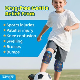 NEWGO Kids Ice Pack for Knee Replacement Surgery, Reusable Gel Cold Pack Knee Ice Pack Wrap
