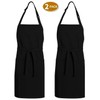 [2 PACK] J. Adler 5 Pockets Bib Apron | 32