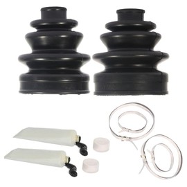 Pair Outer Inner CV Joint Boot Kit for Honda for Yamaha Foreman 450 Kodiak 400