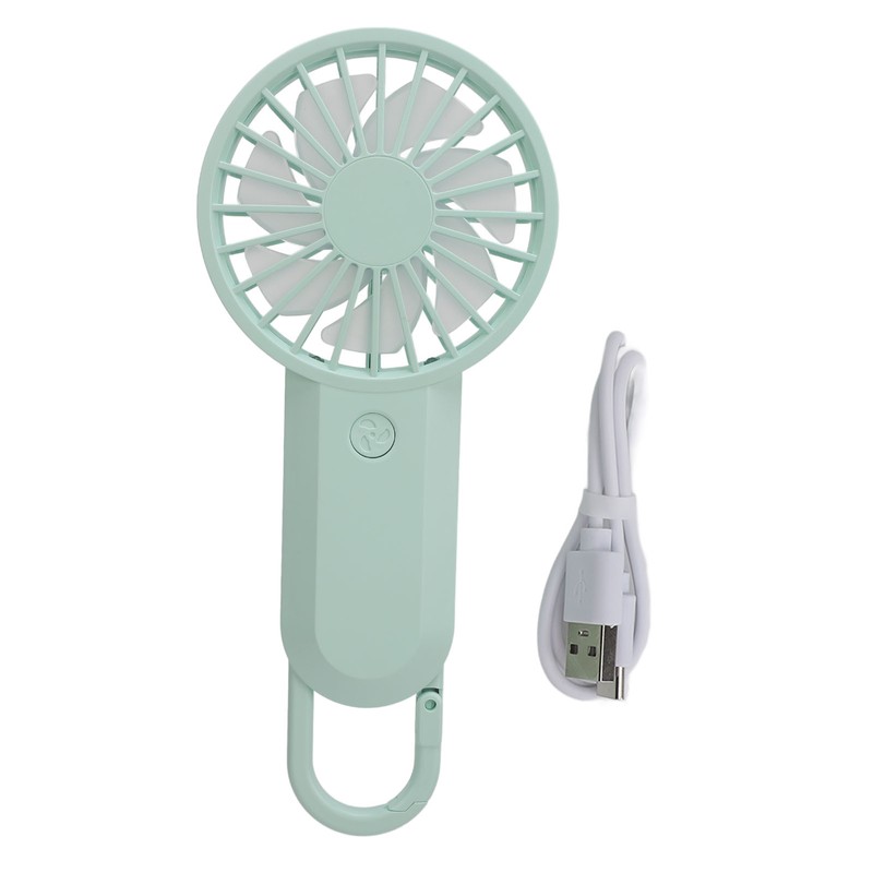 Handheld Fan USB Rechargeable Hand Fan Silent Operation Easy Hanging