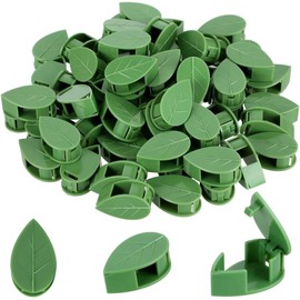 Ukipos 60 Clips de Pared para Plantas, Clips para Plantas Trepadoras con 72 Adhesivos Acrílicos, Fijador de Plantas, Clips Invisibles para Enredaderas, Ganchos Autoadhesivos para Enredaderas