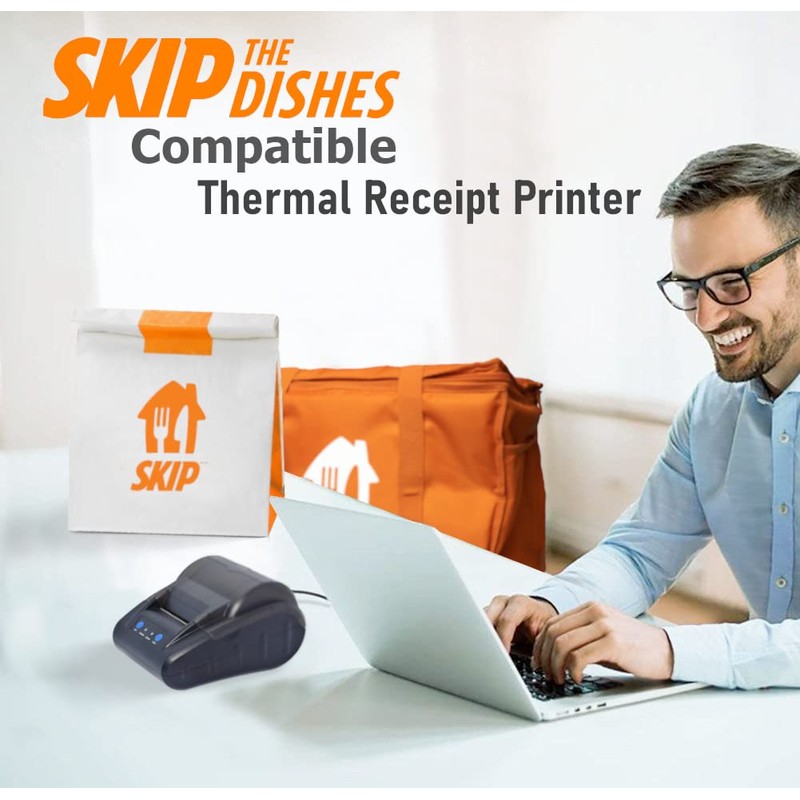 ASSUR Bluetooth 58mm Thermal Receipt Printer Wireless Portable Receipt Printer