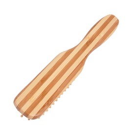 100% Bamboo Handmade Hair Brush Detangling Anti Static Massage Hair Comb Cushioned Wooden Hairbrush Paddle Brush for Wet Thick Long Curly Hair