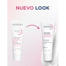 BIODERMA, Crema Facial, Sensibio DS, Purificante Suave para Piel Sensible, Elimina Escamas y Enrojecimiento, 40 ml                                    