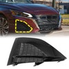 FZJDSD 1PC Black Passenger Right Side Front Fog Lamp Light