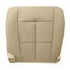 Zieichy Driver Side Bottom Replacement Perforated Leather Seat Cover Tan