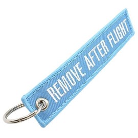 Rotary13B1 - Llavero para quitar después del vuelo, azul claro/blanco