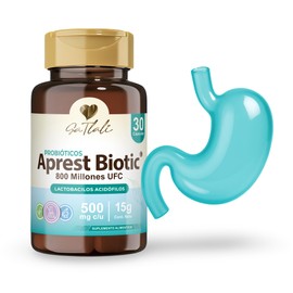 Probiotico para mujeres probioticos digestivos Ga Tlali 30 capsulas - Probiotico y Prebiotico - 800 Millones UFC Lactobacilos Acidofilos, Inulina...  
