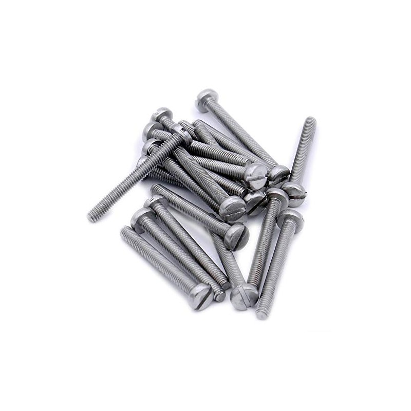 M2 (2mm x 20mm) Slot Pan Machine Screw (Bolt) -