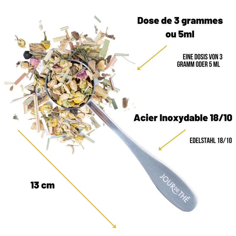Teaspoon | 3 gram dose | measuring spoon for loose