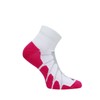 Sox Sport Plantar Fasciitis Arch Support Ped Compression Socks,White/Pink, Medium