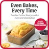 GoodCook BestBake Nonstick Textured Carbon Steel Loaf Pan, 9" x