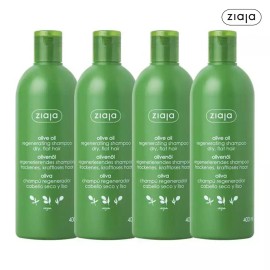 Giaja 지아자 내추럴 올리브 샴푸 400ml 4개 Giaja Natural Olive Shampoo 400ml 4pcs