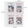 Graded Card Slab Binder Pages for Storage & Display, Compatible