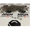 Highspeedti Dzus Spring 100pc Qty100 1” spring Fasteners Quarter Turn Fastener Stainless