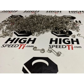 Highspeedti Dzus Spring 100pc Qty100 1” spring Fasteners Quarter Turn Fastener Stainless