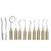 Dental Hygienists Instruments Tool kit 10 PC's with Sterilization Cassette
